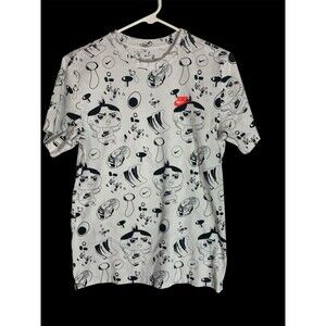 Nike Cartoon Pattern Full Print T-Shirt!
